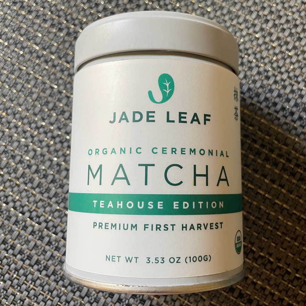 Jade Leaf Organic Ceremonial Matcha 100g Tin